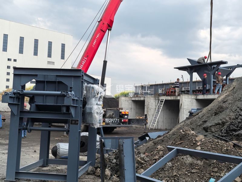 寧波慈溪瀝青銑刨料破碎篩分設備現場